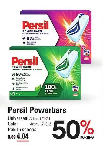 De Kweker Persil powerbars aanbieding