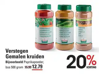 Sligro Verstegen gemalen kruiden aanbieding