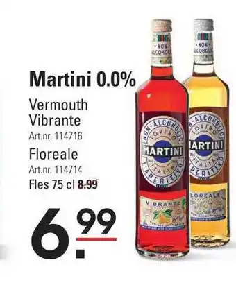 Sligro Martini 0.0% aanbieding