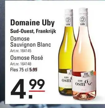 Sligro Domaine uby aanbieding