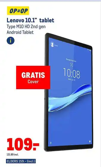 Makro Lenovo 10.1 aanbieding