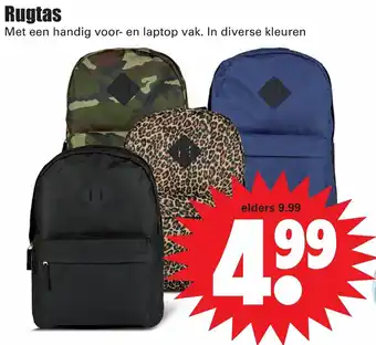 Dirk Rugtas aanbieding