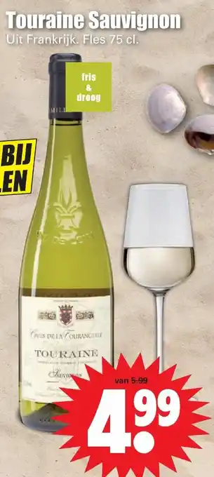 Dirk Touraine sauvignon 75 Cl aanbieding