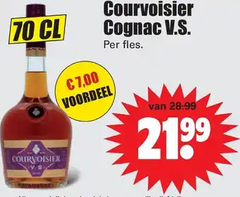 Dirk Courvoisier cognac V.S 70cl aanbieding