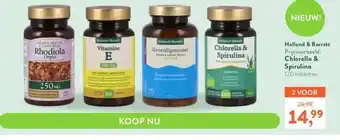 Holland & Barrett Holland & barrett prijsvoorbeeld: chlorella & spirulina 120 tabletten aanbieding