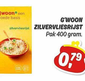 Dekamarkt G'woon zilvervliesrijst aanbieding