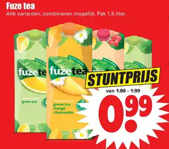 Dirk Fuze tea 1.5 Liter aanbieding