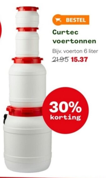 Welkoop Curtec voertonnen aanbieding