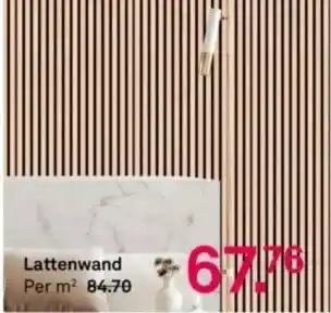 Karwei Lattenwand perm² aanbieding