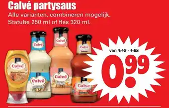 Dirk Calve partysaus 250ml aanbieding