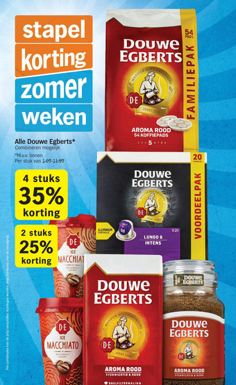 Albert Heijn Alle Douwe Egberts aanbieding