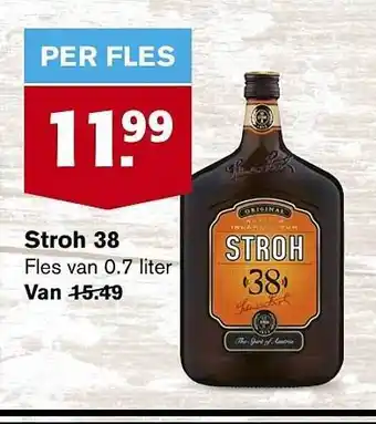 Hoogvliet Stroh 38 aanbieding