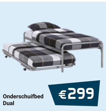 Beddenreus Onderschuifbed Dual aanbieding