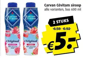 Boni Carvan cévitam siroop aanbieding