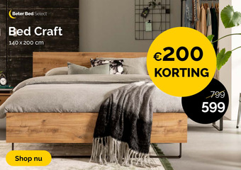 Beter Bed Bed Craft aanbieding