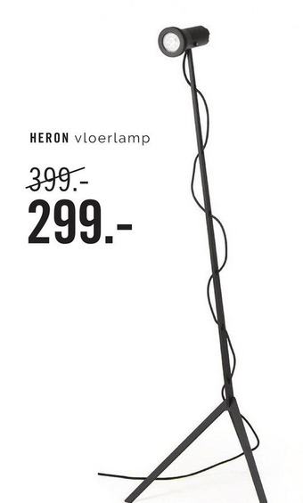 Eijerkamp Eijerkamp Collectie Heron Vloerlamp Wit aanbieding