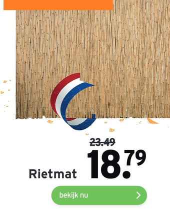 GAMMA Rietmat aanbieding