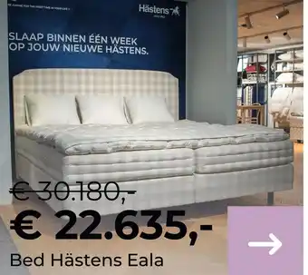 Slaapboulevard Kwakernaat Bed hästens eala aanbieding