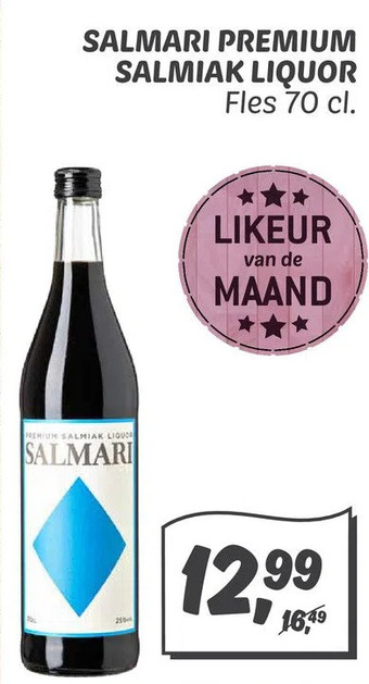 Dekamarkt Salmari premium salmiak liquor aanbieding