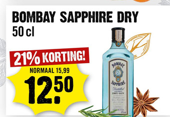 Dirck 3 BOMBAY SAPPHIRE DRY aanbieding