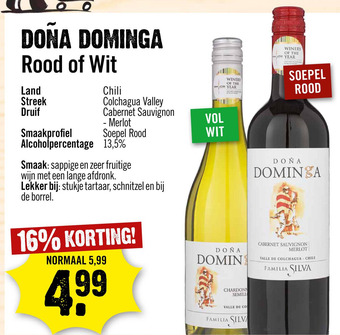 Dirck 3 DONA DOMINGA aanbieding