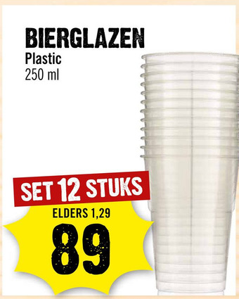 Dirck 3 BIERGLAZEN aanbieding