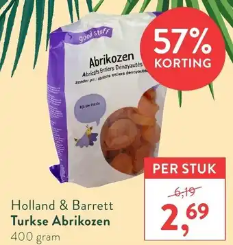 Holland & Barrett Holland & Barrett Turkse Abrikozen 400g aanbieding