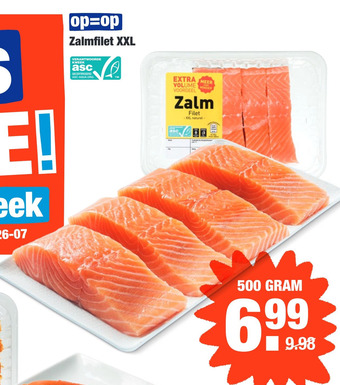 ALDI Zalmfilet XXL aanbieding