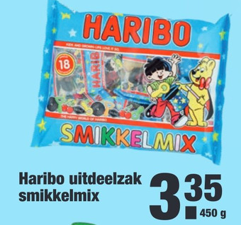 ALDI Haribo uitdeelzak smikkelmix aanbieding