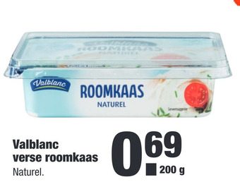 ALDI Valblanc verse roomkaas aanbieding