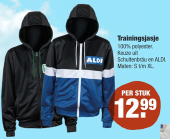 ALDI Trainingsjasje aanbieding