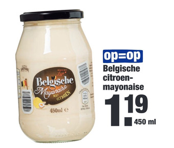 ALDI Belgische citroen-mayonaise aanbieding