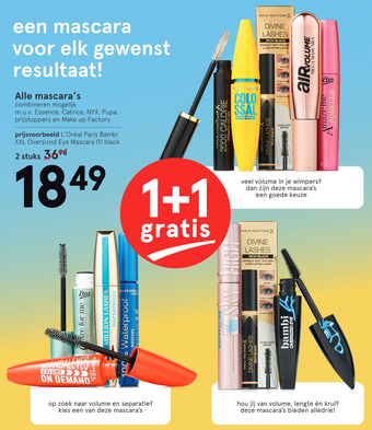 Etos Alle mascara's aanbieding