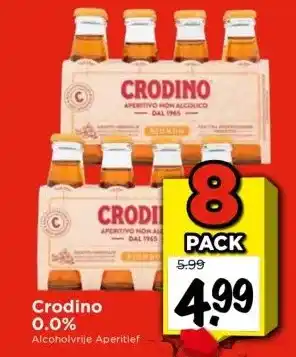 Vomar Voordeelmarkt Crodino 0.0% alcoholvrije aperitief aanbieding