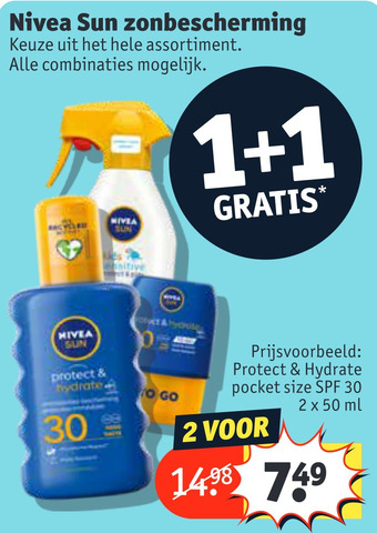 Kruidvat Nivea Sun zonbescherming aanbieding