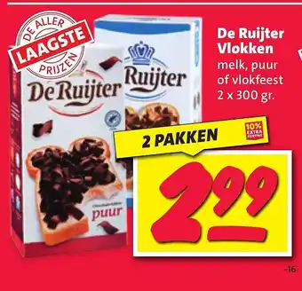 Nettorama De ruijter vlokken aanbieding