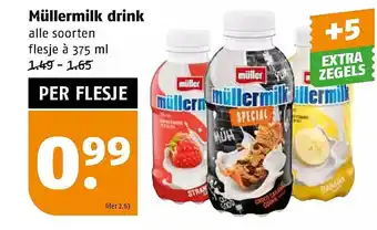 Poiesz Müllermilk drink aanbieding