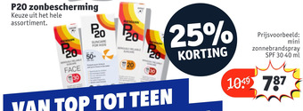 Kruidvat P20 zonbescherming aanbieding