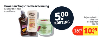 Kruidvat Hawaiian Tropic zonbescherming aanbieding