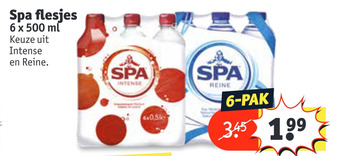 Kruidvat Spa flesjes aanbieding