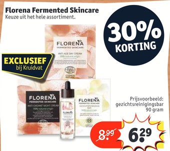 Kruidvat Florena Fermented Skincare aanbieding