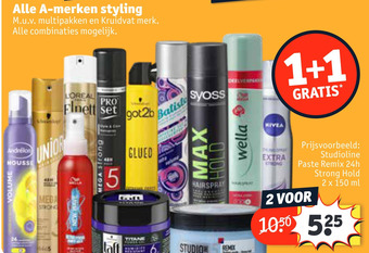 Kruidvat Alle A-merken styling aanbieding