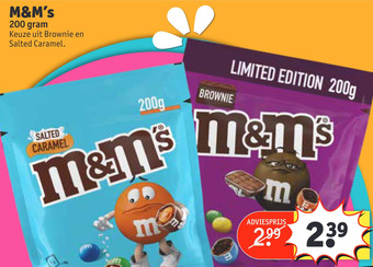 Kruidvat M&M's aanbieding