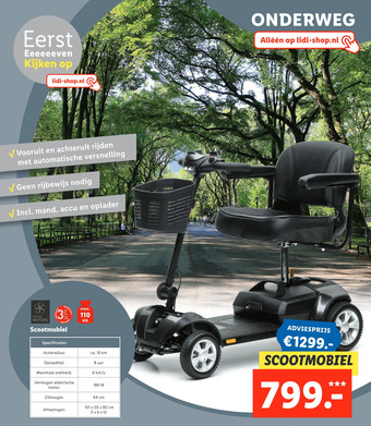 Lidl Scootmobiel aanbieding