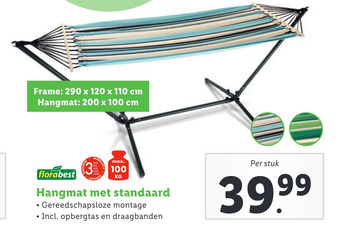 Lidl Hangmat met standaard aanbieding