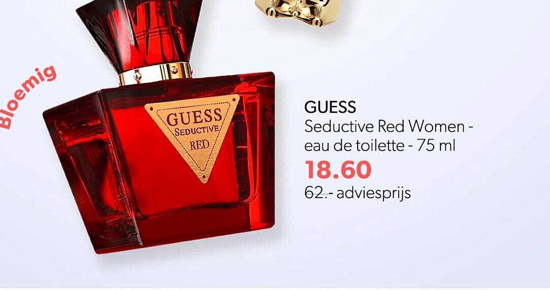 Guess seductive red women eau de toilette 75 ml aanbieding bij Wehkamp