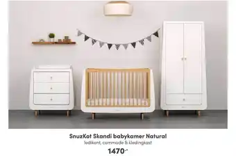 Baby & Tiener Snuzkot skandi babykamer natural : ledikant, commode & kledingkast aanbieding