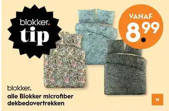 Blokker Alle blokker microfiber dekbedovertrekken aanbieding