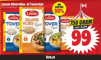 Dirk Lassie zilvervlies- of toverrijst aanbieding