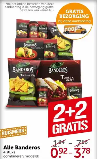 Coop Alle banderos aanbieding